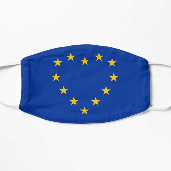 Eu Sterne Mit Peacezeichen Europa Europaflagge Maske Von Geogdesigns Redbubble