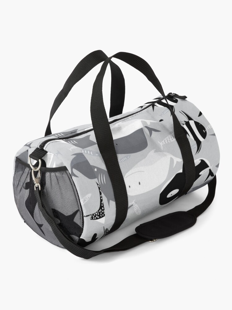 Alternate view of ocean creatures Duffle Bag