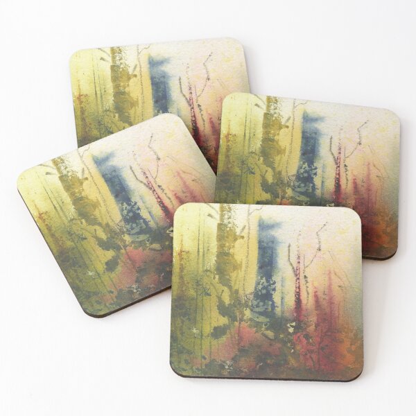 Item preview, Watercolor Abstract Seasons Fall Winter Spring Summer designed and sold by Nikki Milley.