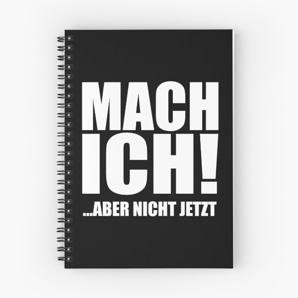 Artikelvorschau, Mach Ich! Aber nicht Jetzt Geschenkidee entworfen und verkauft von Argentini.