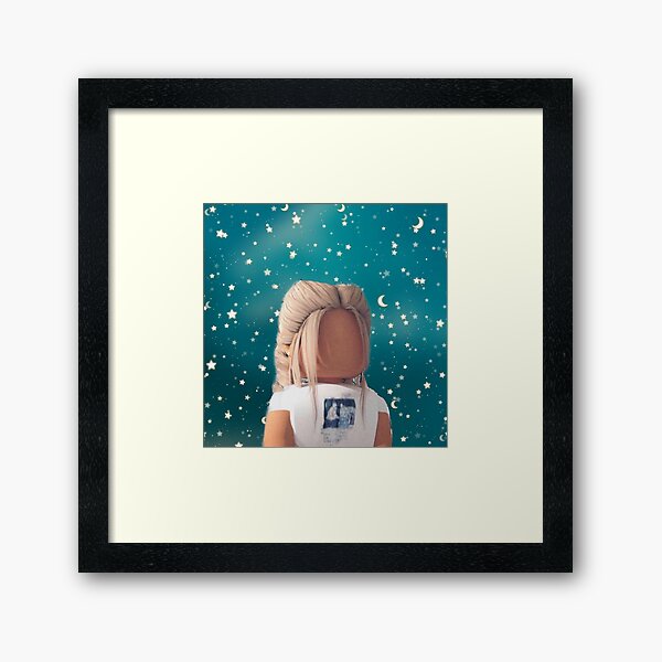 Roblox Girl Wall Art Redbubble - hot female sketches of roblox characters