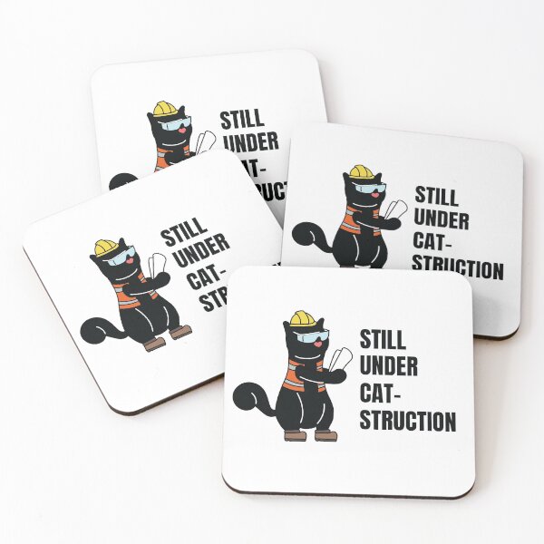 Item preview, Engineer Cat Still Under Construction designed and sold by Bitycat.