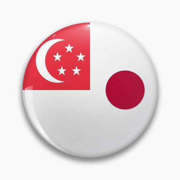 Item preview, Half Japanese, Half Singaporian (Circle) designed and sold by Japanifornia.