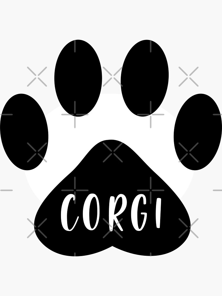 Corgi Paw Print Seal by chanzds