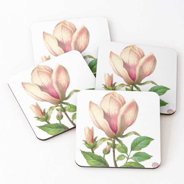 Item preview, Chinese ink painting - pink magnolia designed and sold by Kallandra.