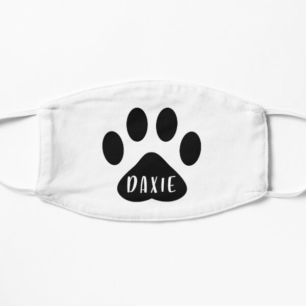 Daxie Paw Print Seal Flat Mask