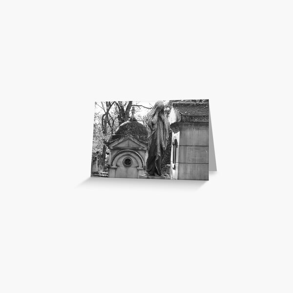 Paris Cemetary Greeting Card