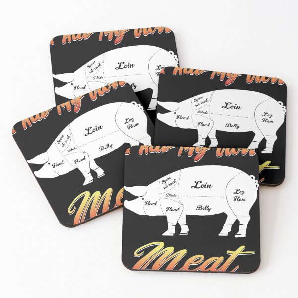 Item preview, Funny BBQ Chef gift | I Rub My Own Meat | Joke Chef design print designed and sold by Lisbob.