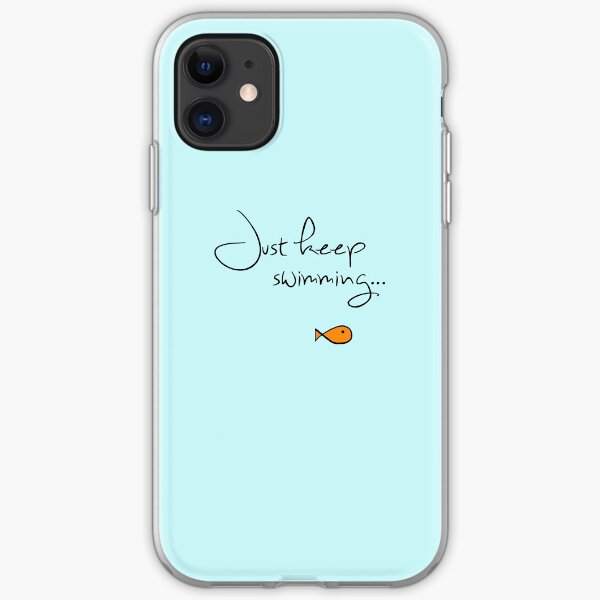 What do we do? We swim, swim. iPhone Soft Case