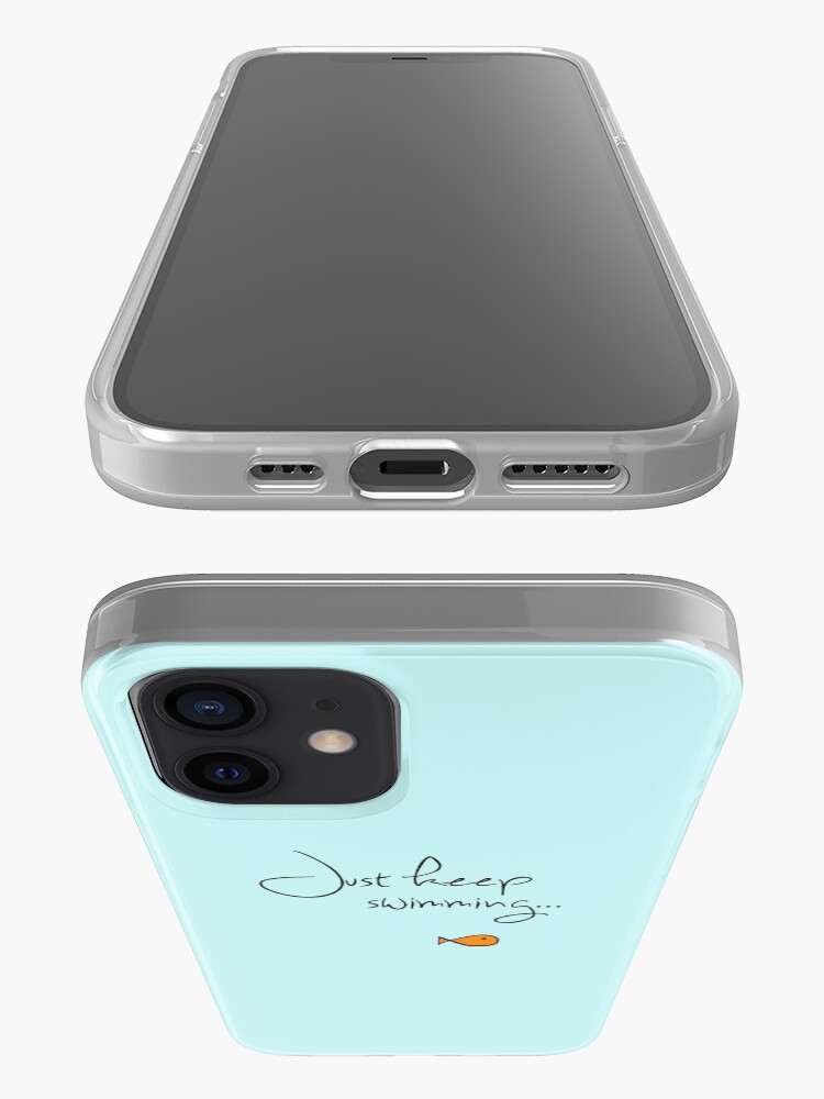 Alternate view of What do we do? We swim, swim. iPhone Case & Cover