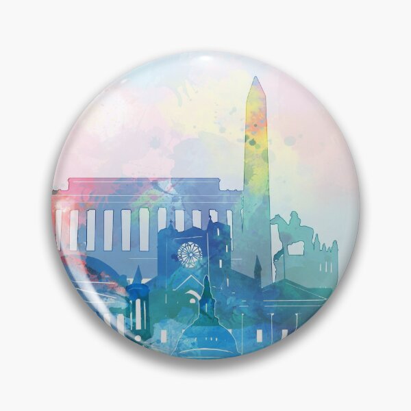 Item preview, washington dc skyline designed and sold by BekimART2.