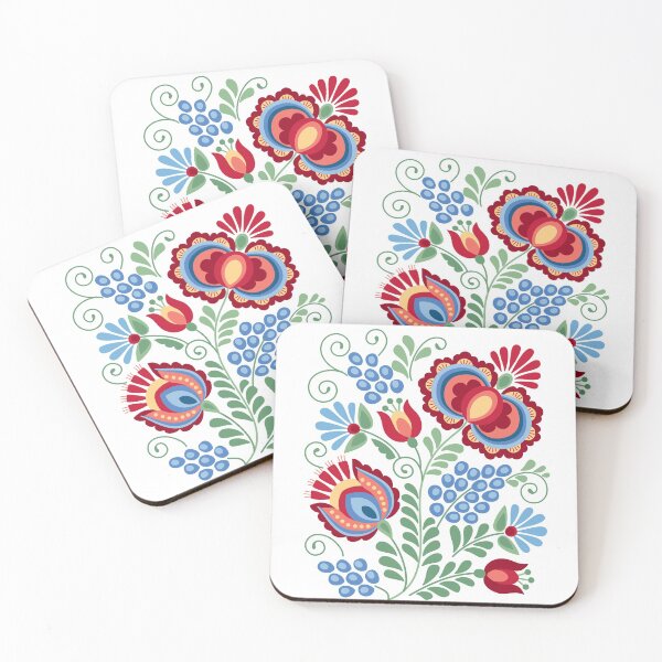 Item preview, Moravian Folk Design Red with Grapes designed and sold by Barbara Pixton.