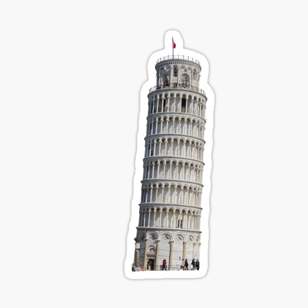 Leaning Tower of Pisa Sticker