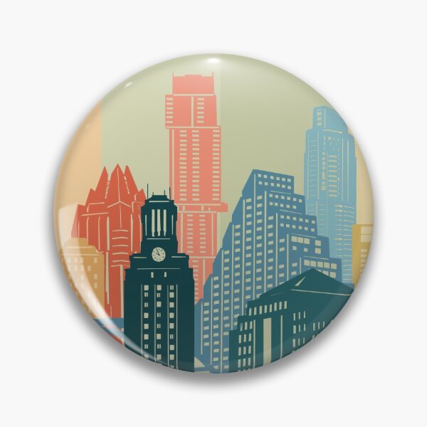 Item preview, austin skyline  designed and sold by BekimART2.