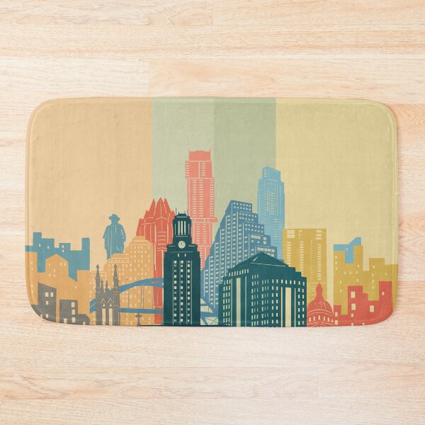 Item preview, austin skyline  designed and sold by BekimART2.