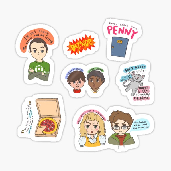 The Big Bang Theory Sticker Pack Sticker