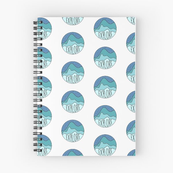 Item preview, Explore mountain range, winter theme designed and sold by ansiearts.