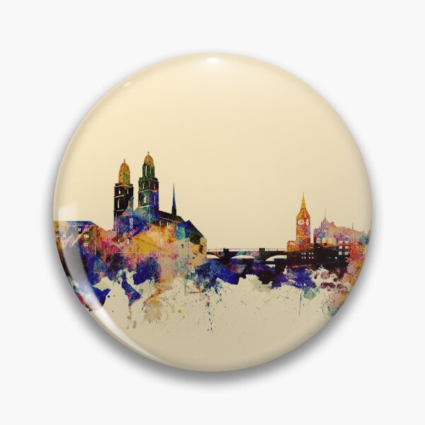 Item preview, zurich skyline designed and sold by BekimART2.