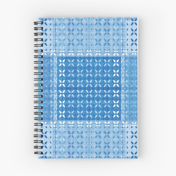 Item preview, Blue Quilt Style Simple Floral Fabric Pattern  designed and sold by RootSquare.