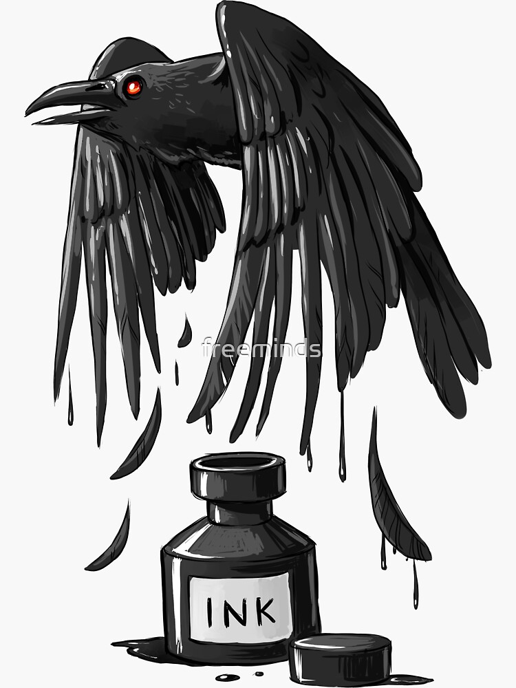 Ink Raven by freeminds