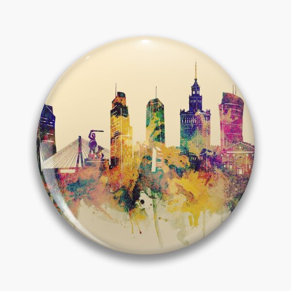 Item preview, warsaw skyline designed and sold by BekimART2.