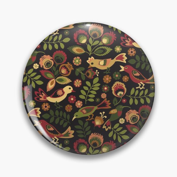 Item preview, Folk Birds designed and sold by Barbara Pixton.