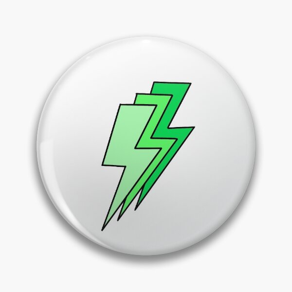 Item preview, ombre green lightning bolt designed and sold by mayasiegel1.