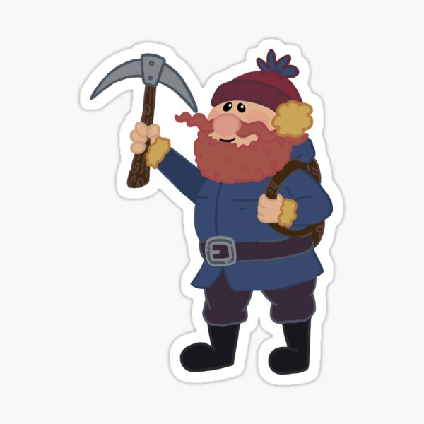 Yukon Cornelius Pattern Sticker