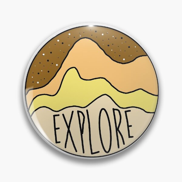 Item preview, Explore mountain range, fall theme designed and sold by ansiearts.