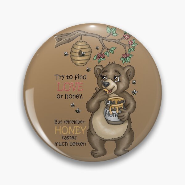 Item preview, Grizzly bees honeypot designed and sold by ARTemyzz.