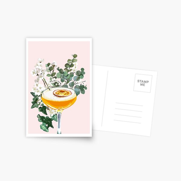 Pornstar Martini Artwork Postcard