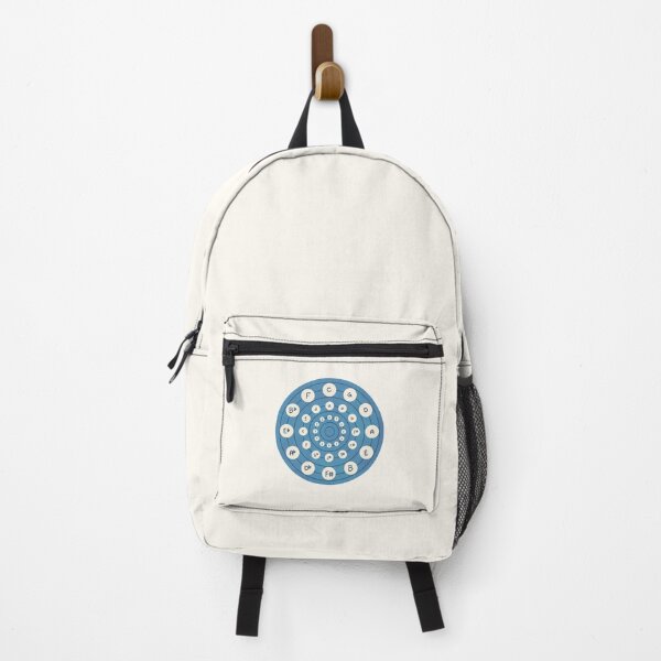 Item preview, Circle of Fifths- Handwritten Blue designed and sold by Isabel Goodwin.