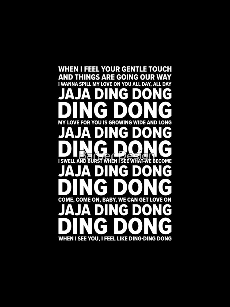 Jaja Ding Dong Iphone Skin By Mbphotography94 Redbubble