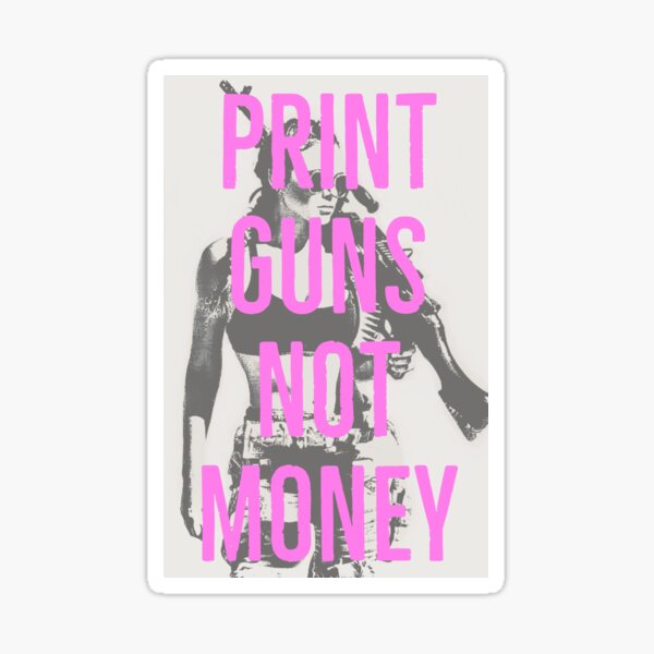 Item preview, Print Guns Pink designed and sold by Anonymousbtb.