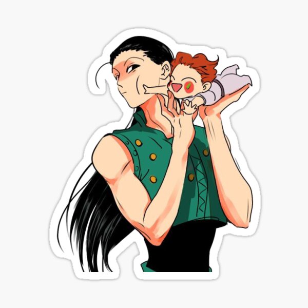 Hxh Stickers Redbubble - hisoka theme roblox id