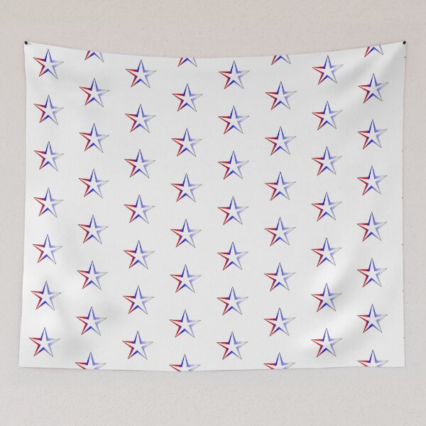 Item preview, Red White Blue Tie Dye Star 4th Of July Merica America USA designed and sold by linart1.