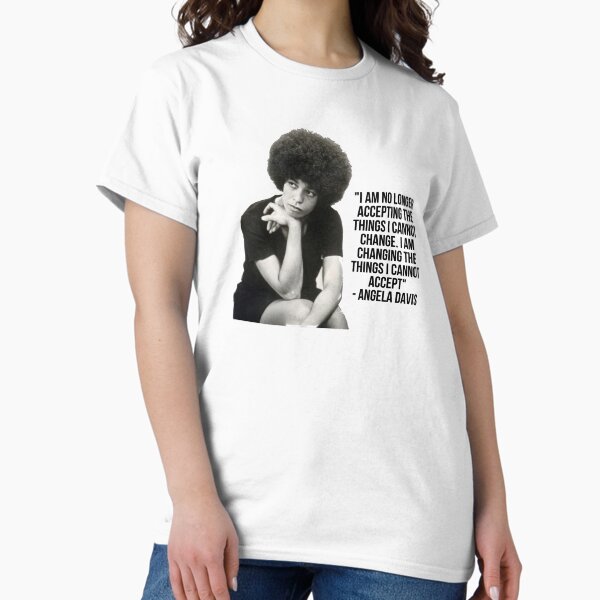 Item preview, Angela Davis Quote designed and sold by Alejandra Ruiz de Alda.