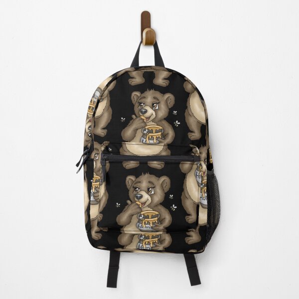 Item preview, Grizzly Honey Bees brown bear designed and sold by ARTemyzz.