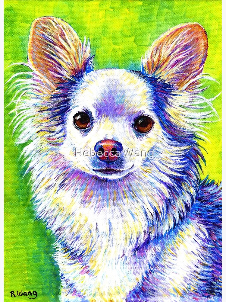 Colorful Cute Chihuahua Dog by lioncrusher