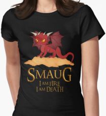 Smaug The Dragon Women's Fitted T-Shirt