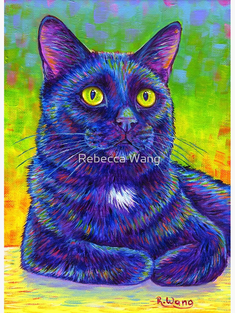 Little House Panther - Colorful Black Cat by lioncrusher