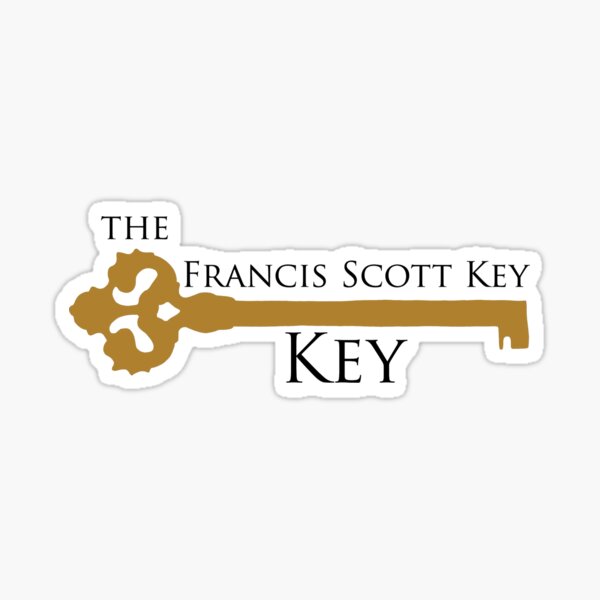 the francis scott key key~the west wing   Sticker
