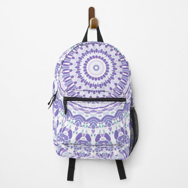 Item preview, Purple Flower Mandala designed and sold by Kelly Dietrich Mandala & Fractal Art.