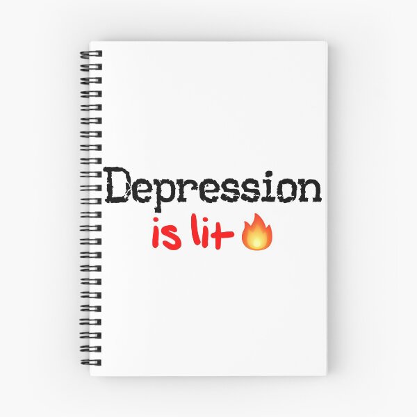 Item preview, Depression is Lit! designed and sold by DoodleDashCollective.