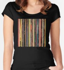 Classic Alternative Rock Records Women's Fitted Scoop T-Shirt