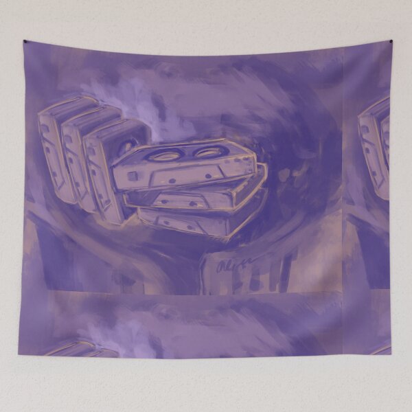 Item preview, 13 Reasons Why purple mixtape designed and sold by DesignedFandom.