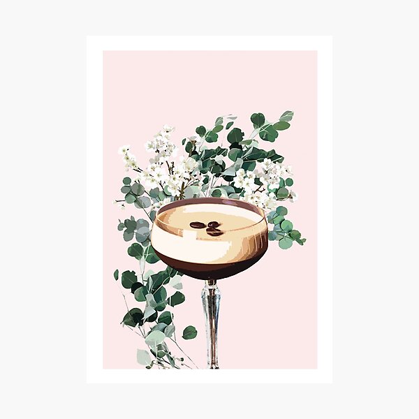 Aperçu de l'œuvre Illustration de Martini expresso créée et vendue par Naomillustrates.