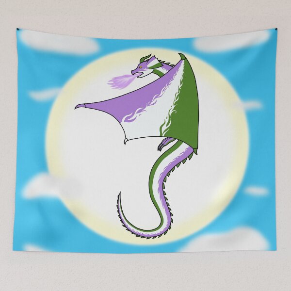 Item preview, Fly With Pride, Dragon Series - Genderqueer designed and sold by StephOBrien.