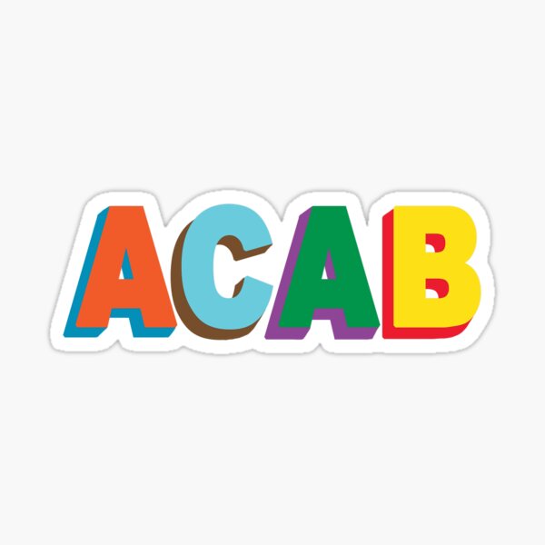 Vista previa del artículo con la obra «acab», diseñado y vendido por samiwert.