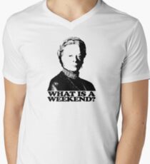 Downton Abbey What Is A Weekend Tshirt Men's V-Neck T-Shirt